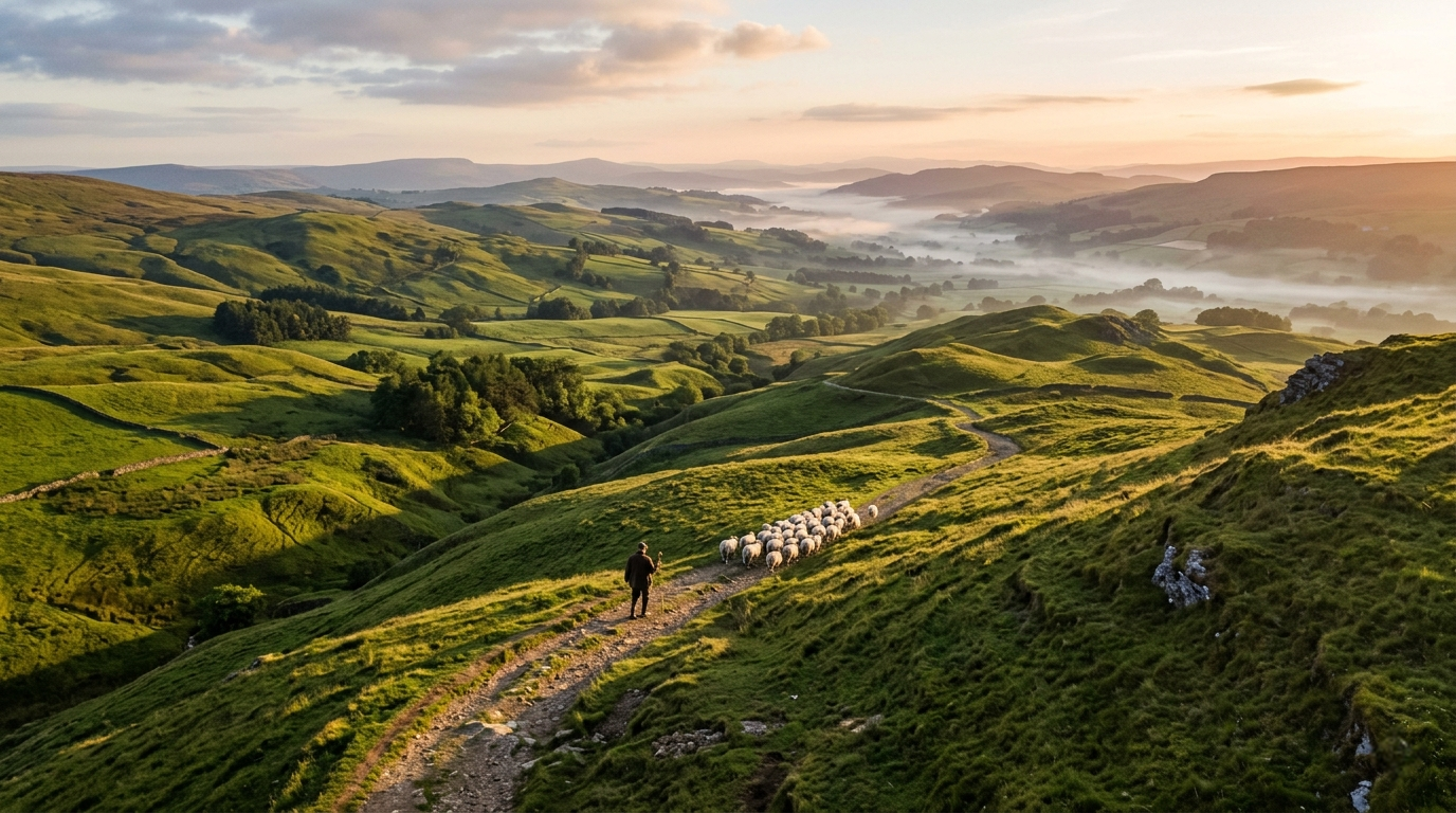 Pastoral shepherd imagery